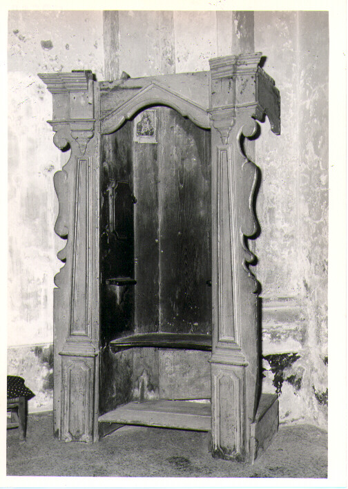 confessionale - bottega Italia meridionale (sec. XVIII)
