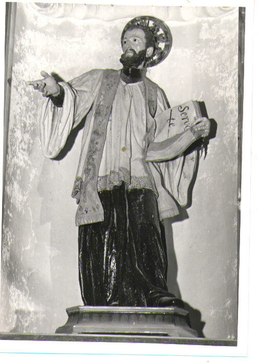 san Gaetano, Santo (statua) - ambito napoletano (fine sec. XVIII)