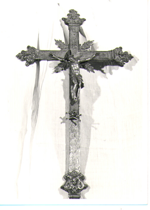 croce d'altare - manifattura napoletana (sec. XVIII)