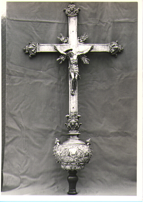 croce processionale - bottega napoletana (inizio sec. XVIII)