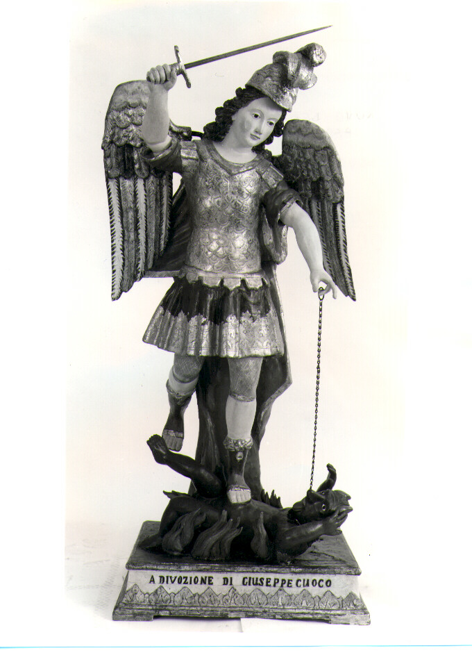 San Michele Arcangelo (statua) - bottega Italia meridionale (sec. XVII)