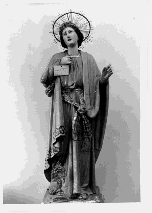 Santa Lucia (statua) - bottega Italia meridionale (fine/inizio secc. XIX/ XX)
