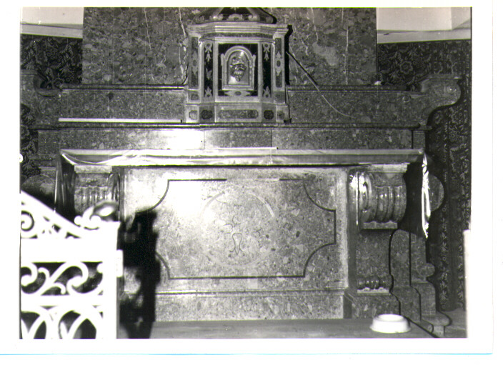 altare maggiore - bottega Italia meridionale (fine sec. XVIII)