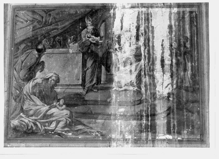 battesimo (dipinto) - ambito Italia meridionale (fine/inizio secc. XVIII/ XIX)