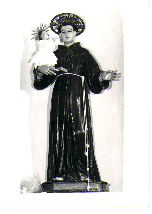 Sant'Antonio da Padova (statua) - bottega lucana (sec. XVII)