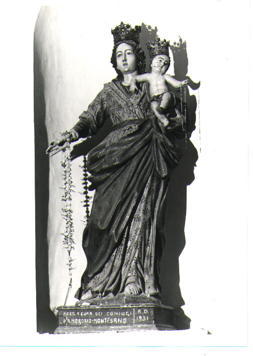 Madonna con Bambino (statua) - bottega lucana (prima metà sec. XVIII)