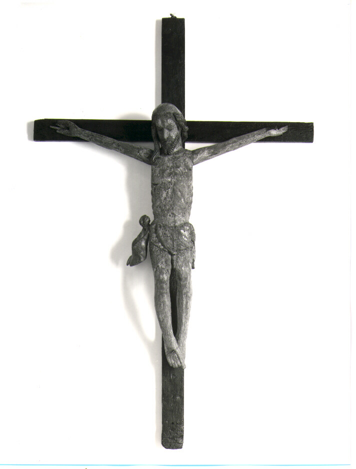 Cristo crocifisso (scultura) - bottega lucana (sec. XVI)