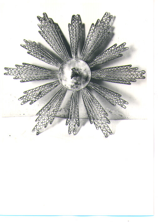 aureola di statua - bottega napoletana (fine sec. XIX)