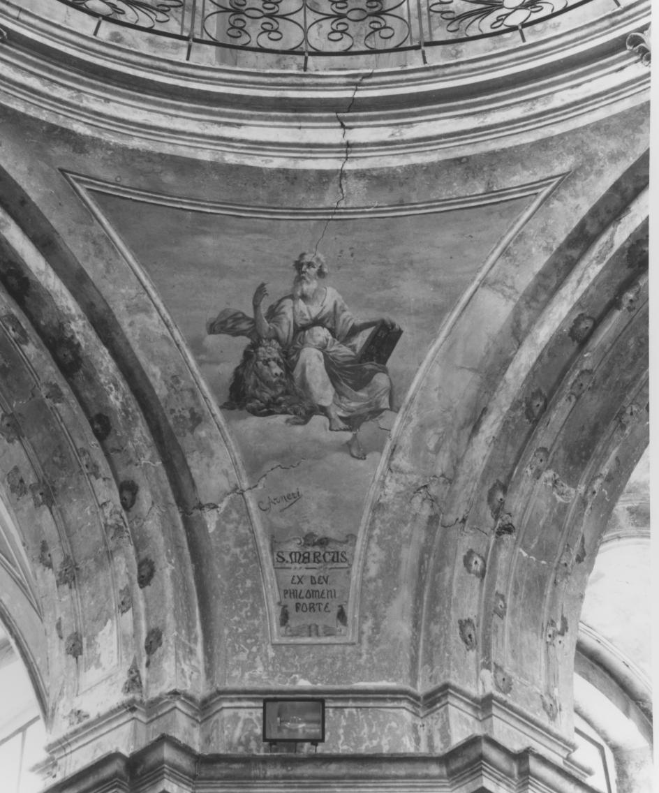San Marco Evangelista (dipinto, elemento d'insieme) di Arneri C (sec. XX)