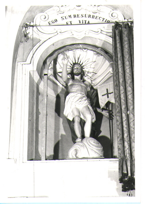 Cristo risorto (scultura) - bottega lucana (sec. XIX)