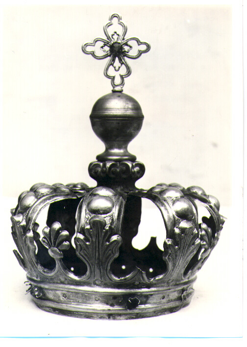 corona da statua - bottega napoletana (prima metà sec. XIX)