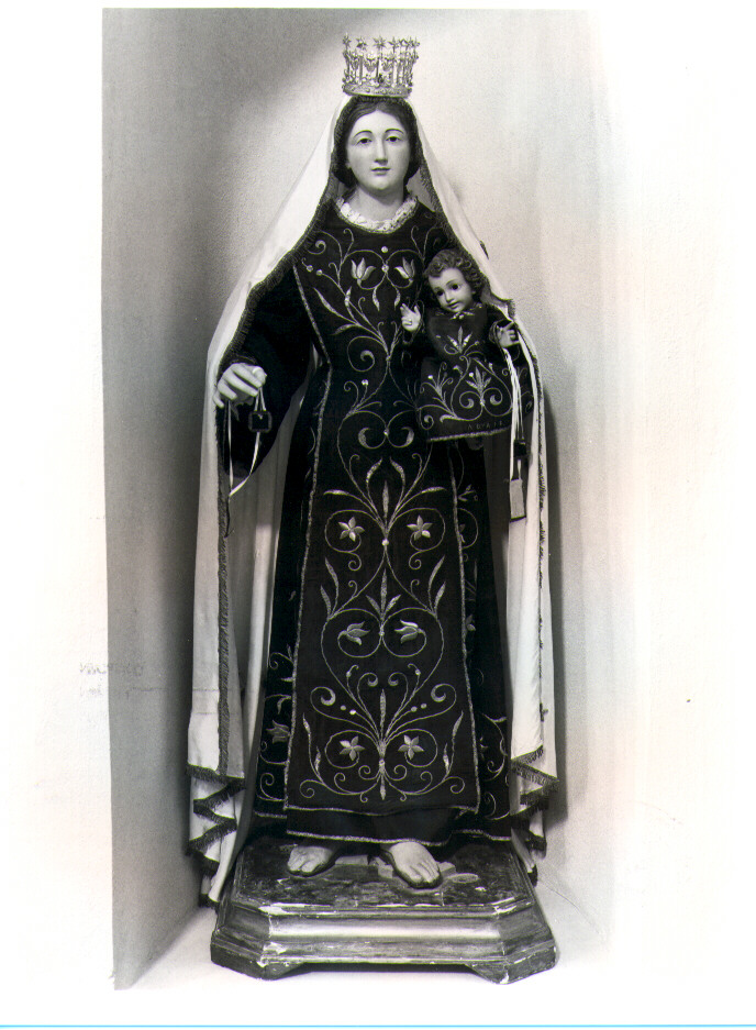 Madonna del Carmelo (manichino) - bottega pugliese (fine sec. XVIII)