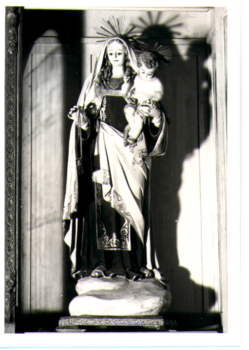 Madonna del Carmelo (statua) di Morano L (inizio sec. XX)