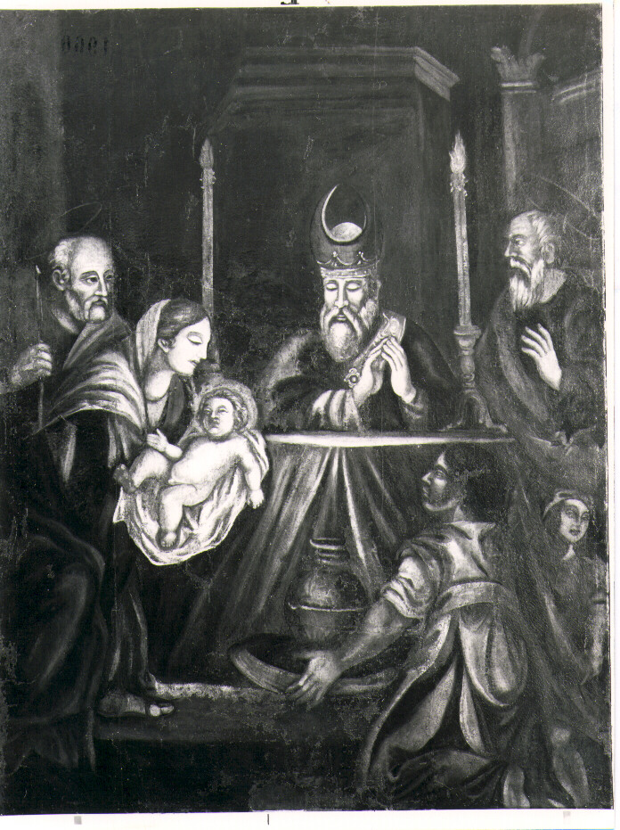 circoncisione di Gesù Bambino (dipinto) - ambito lucano (sec. XVII)