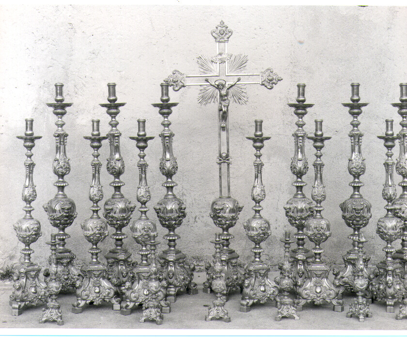 croce d'altare - bottega napoletana (prima metà sec. XX)