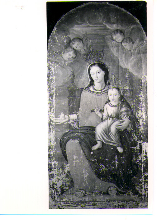 Madonna con Bambino (dipinto) - ambito Italia meridionale (metà sec. XIX)