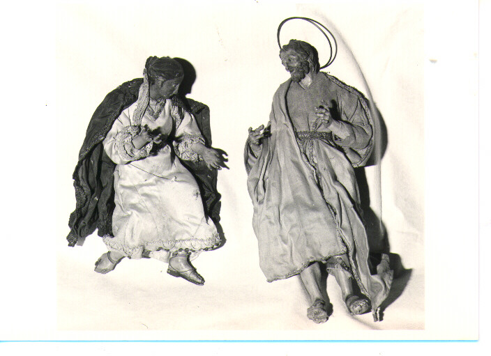 San Giuseppe e Madonna (scultura, insieme) - bottega napoletana (sec. XIX)
