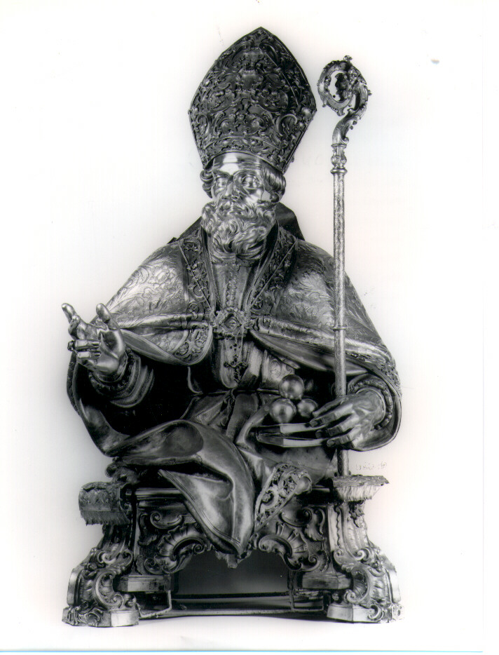 San Nicola di Bari (reliquiario - a busto) - bottega napoletana (fine sec. XVIII)