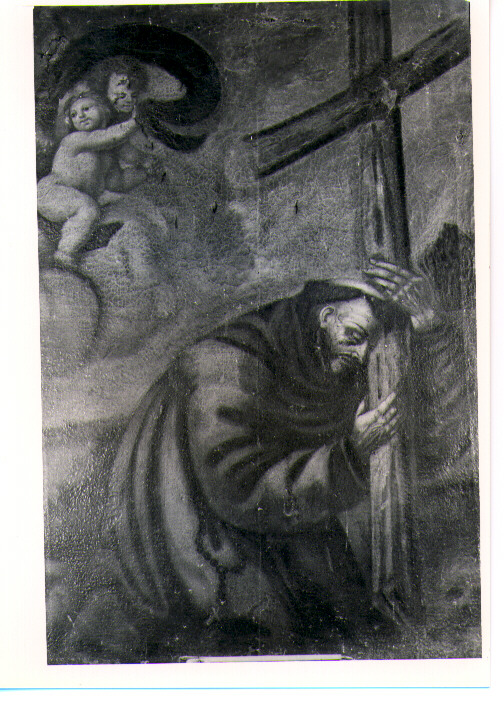 San Francesco d'Assisi in preghiera (dipinto) - ambito lucano (prima metà sec. XVIII)