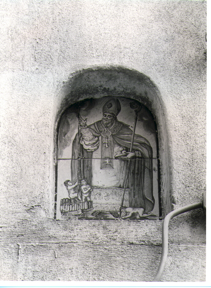San Nicola di Bari (pannello) - ambito Italia meridionale (seconda metà sec. XIX)