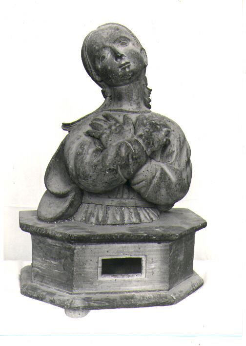 reliquiario - a busto - bottega lucana (prima metà sec. XVII)