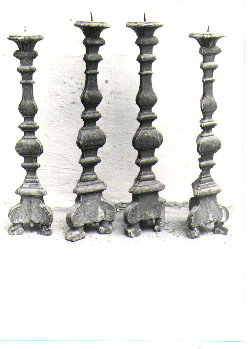 candeliere, serie - bottega lucana (secc. XIX/ XX)