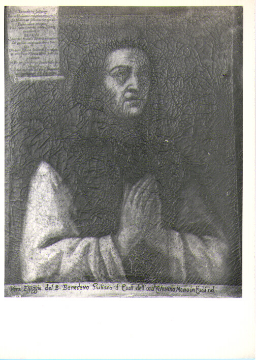 ritratto del Beato Benedetto Giuliano da Eboli (dipinto) - ambito lucano (fine sec. XVIII)
