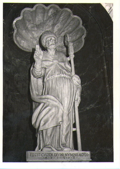 Sant'Egidio (scultura) - bottega napoletana (sec. XVI)
