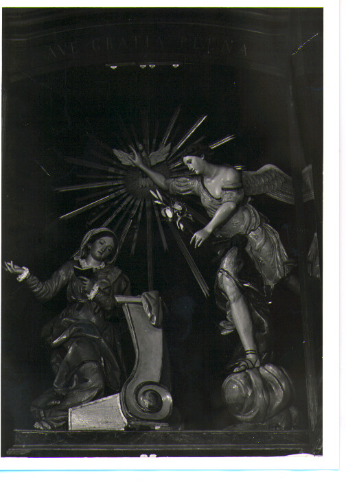Annunciazione (gruppo scultoreo) - bottega napoletana (primo quarto sec. XIX)