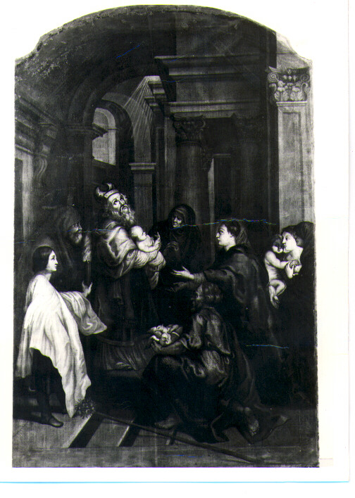 presentazione di Gesù al tempio (dipinto) - ambito napoletano (fine/inizio secc. XVII/ XVIII)