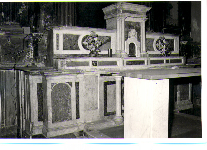 altare maggiore - bottega lucana (fine sec. XIX)