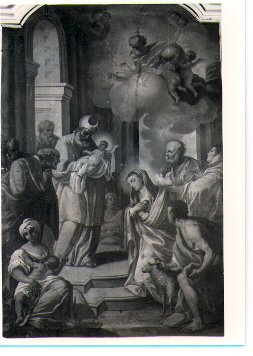 circoncisione di Gesù Bambino (dipinto) - ambito lucano (sec. XVIII)
