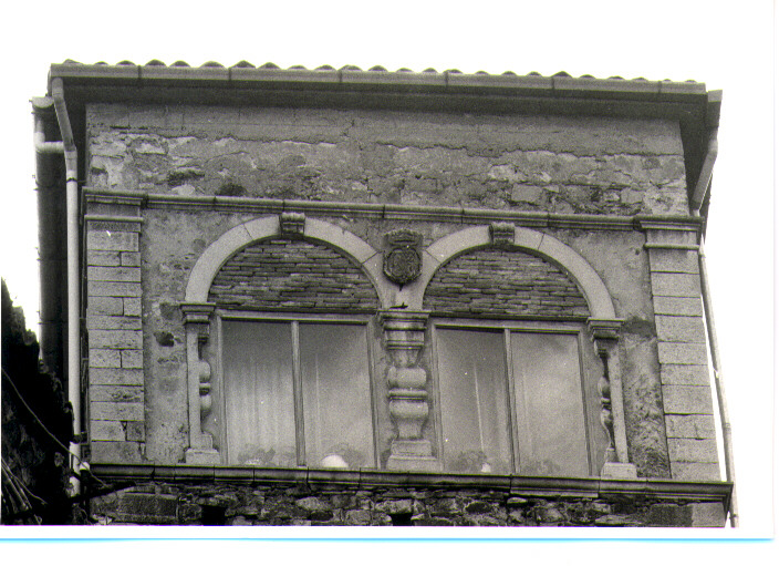 mostra di finestra, coppia - bottega lucana (fine/inizio secc. XVIII/ XIX)