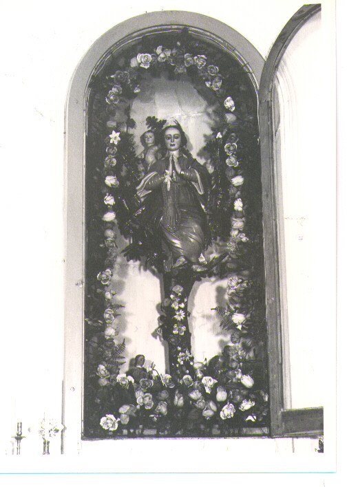 Apparizione della Vergine Incoronata, Madonna con Bambino (scultura) - ambito Italia meridionale (sec. XIX)