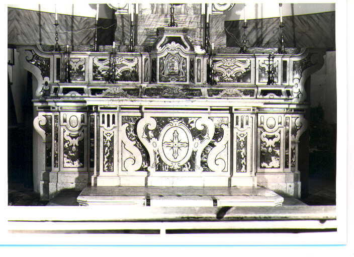 altare maggiore - manifattura Italia meridionale (sec. XIX)