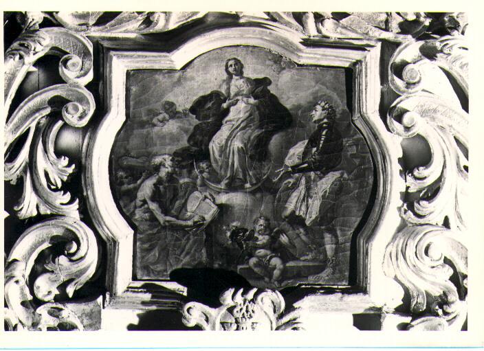 Madonna Immacolata, San Gerolamo e San Michele arcangelo (dipinto) - ambito Italia meridionale (prima metà sec. XVIII)