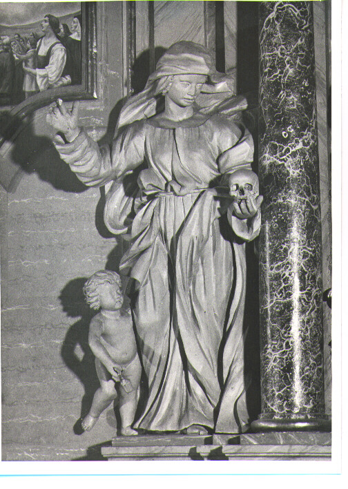 allegoria della melanconia (statua) - bottega napoletana (fine sec. XVIII)