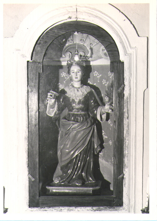 Santa Lucia (statua) - bottega Italia meridionale (seconda metà sec. XVIII)