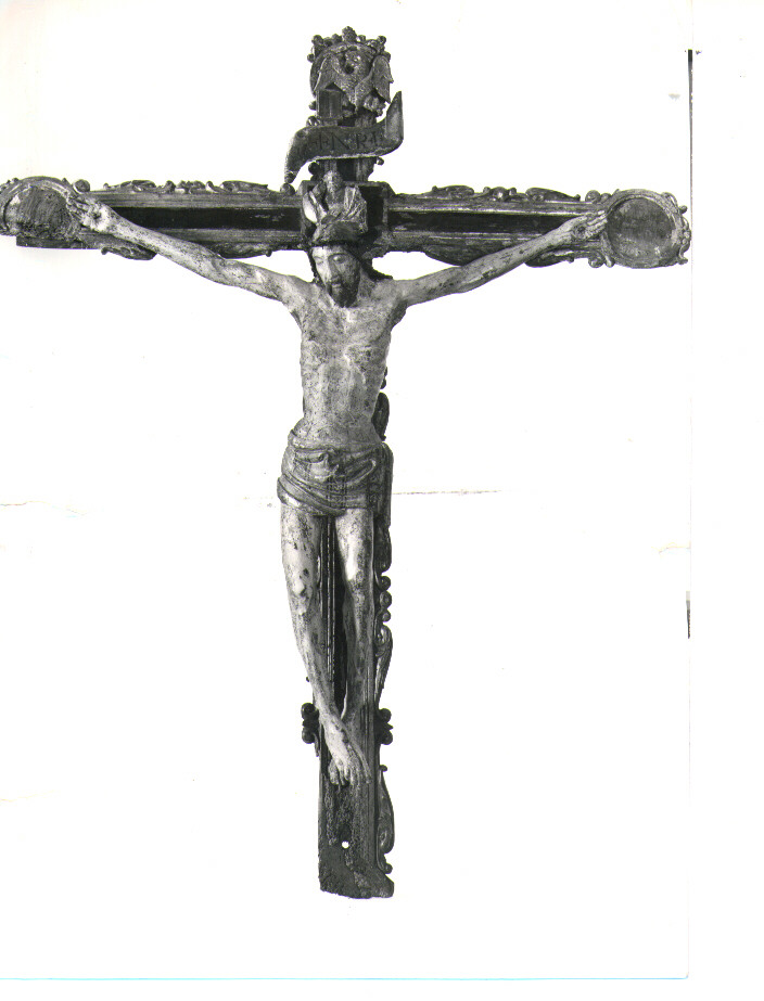 Cristo crocifisso (scultura) - bottega lucana (prima metà sec. XVI)
