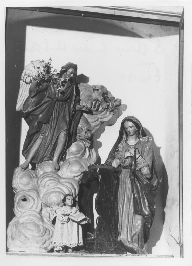 Annunciazione (gruppo scultoreo) - bottega Italia meridionale (seconda metà sec. XIX)