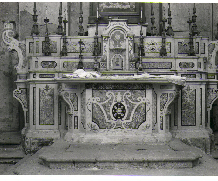 altare maggiore - bottega lucana (sec. XVIII)