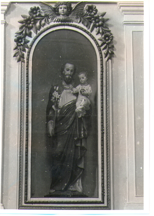 San Giuseppe e Gesù Bambino (statua) - bottega Italia meridionale (sec. XX)
