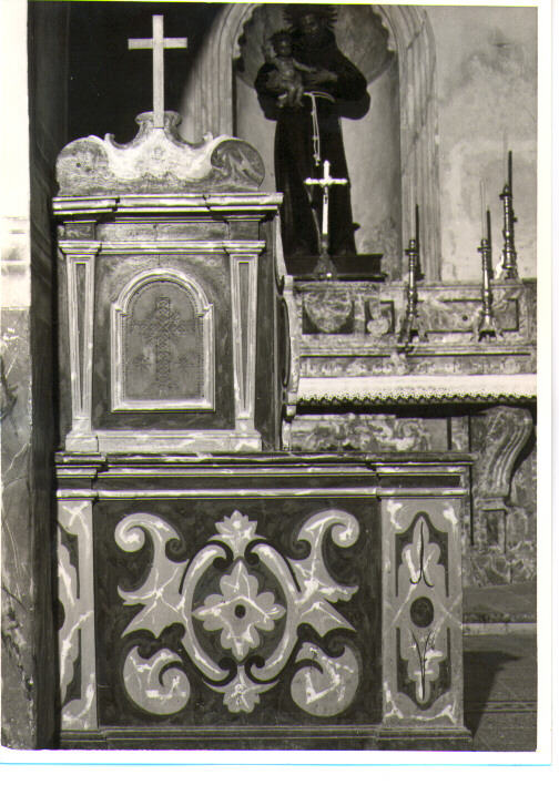 confessionale - bottega Italia meridionale (fine/inizio secc. XVIII/ XIX)