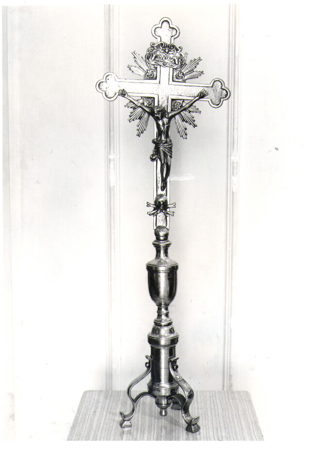 croce d'altare - manifattura lucana (fine/inizio secc. XIX/ XX)