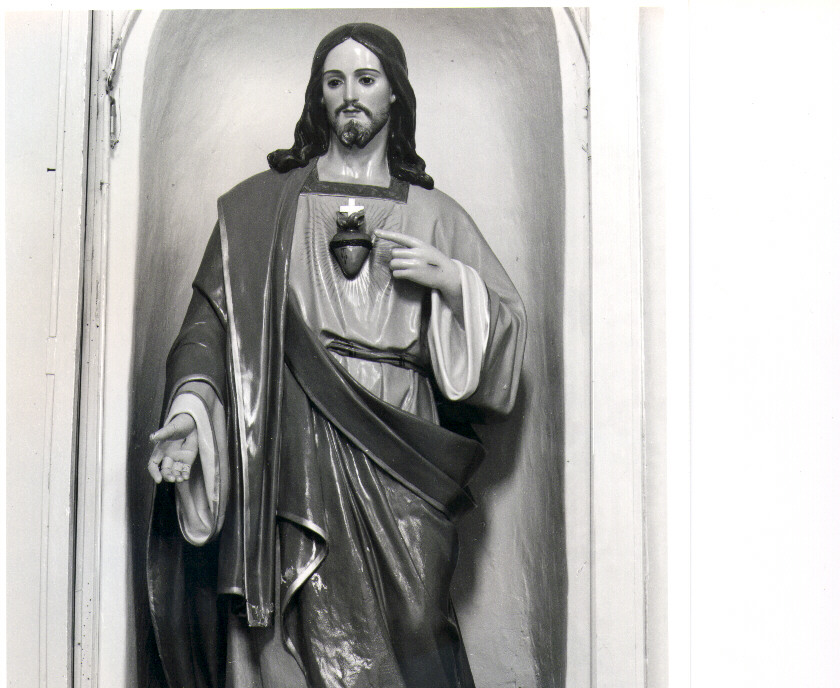 Sacro Cuore di Gesù (statua) - bottega lucana (primo quarto sec. XX)