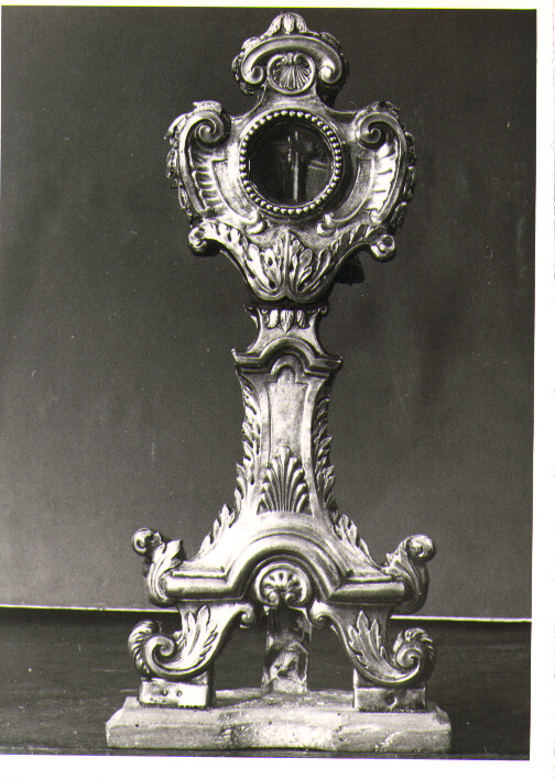 reliquiario - a ostensorio - bottega napoletana (inizio sec. XVIII)