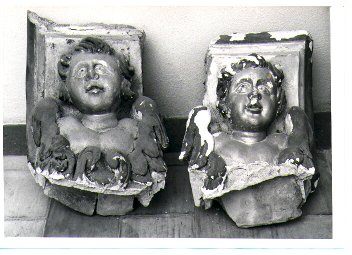 cherubini (scultura, frammento) - bottega Italia meridionale (sec. XVIII)