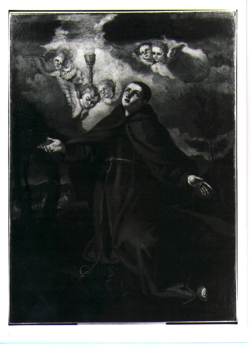 Santo francescano (dipinto) di Polino F (fine/inizio secc. XVII/ XVIII)