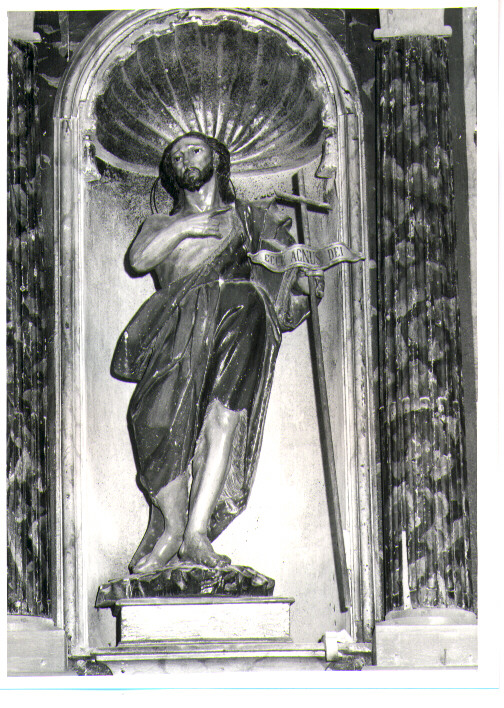 San Giovanni Battista (scultura, elemento d'insieme) - bottega napoletana (sec. XVII)