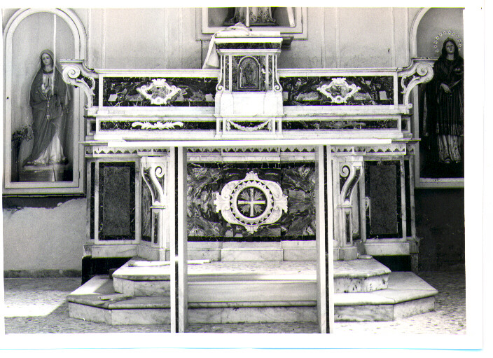 altare - a mensa - bottega Italia meridionale (seconda metà sec. XVIII)